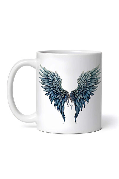 OEM Cană albă personalizată, Alesio Aripi de Înger, Inovatix®. 330 ml