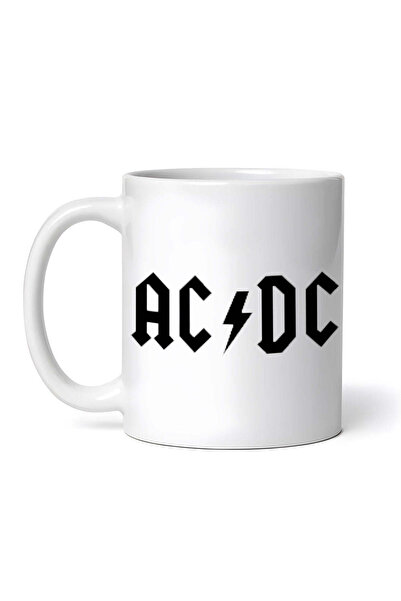 OEM Cană albă personalizată, logo AC DC, INOVATIX®. 330 ml