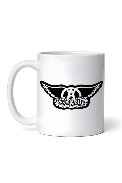 OEM Cană albă personalizată, logo Aerosmith, Inovatix®. 330 ml