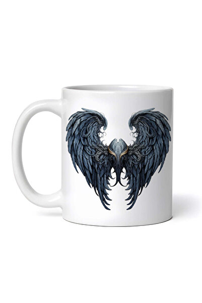 OEM Cană albă personalizată, aripi de înger Adonis, INOVATIX®. 330ml