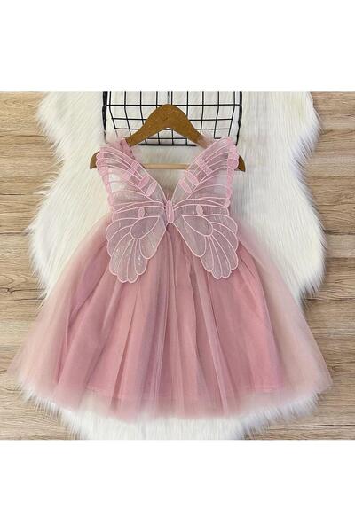 2kids2mom Baby Girl Children's Winged Birthday Party Wedding Special Day Tull...