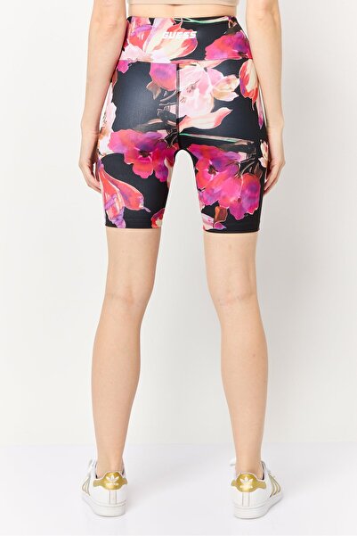 Guess Women Sportswear Fit Floral Print Outdoor Leggings Shorts, Multicolor