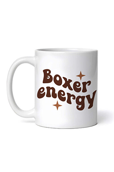 OEM Cană albă personalizată, Boxer energy, INOVATIX®. 330 ml