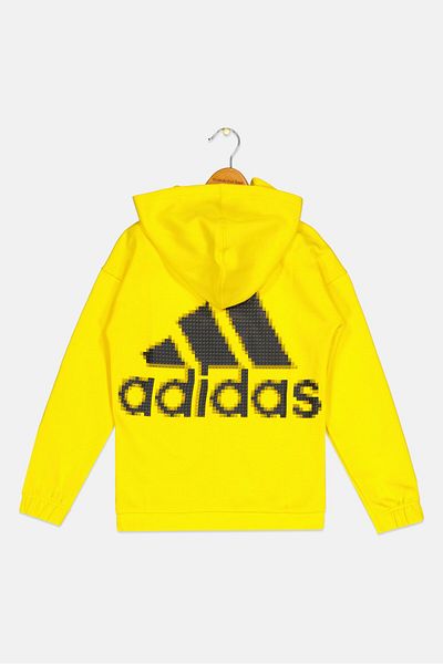 adidas Adidas x Lego Kids Boy Brand Logo Outdoor Hoodie, Yellow