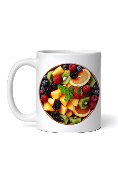 OEM Cană albă personalizată, bol cu ​​fructe, Inovatix®. 330 ml