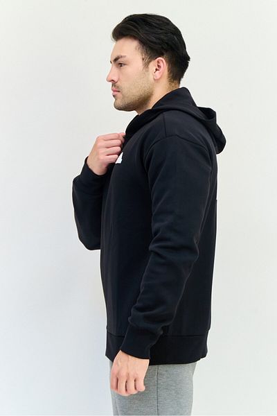 adidas Men Sportswear Fit Long Sleeves Running Hoodie, Black
