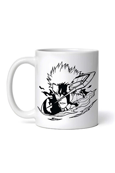 OEM Εξατομικευμένη λευκή κούπα, Anime Bleach Zangetsu, INOVATIX®. 330 ml