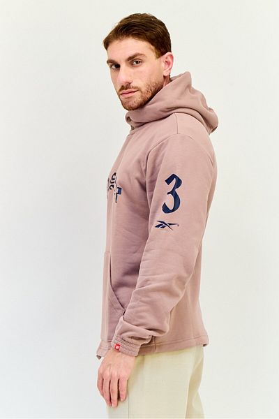 Reebok Men Sportswear Fit Long Sleeve Cny Outdoor Hoodie, Taupe