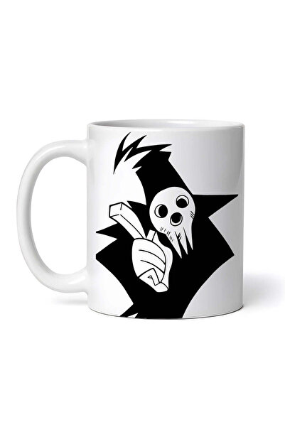 OEM Cană albă personalizată, Anime Lord Death Soul Eater, INOVATIX®. 330 ml