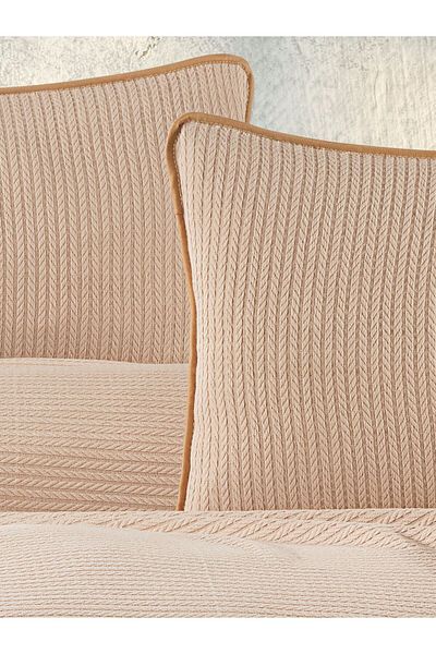 AsilHome Soft Textured Pique Set - Breathable Fabric Modern Pattern Double Pique Set of 3