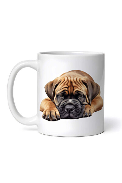 OEM Προσωποποιημένη λευκή κούπα, Boerboel, INOVATIX®. 330 ml