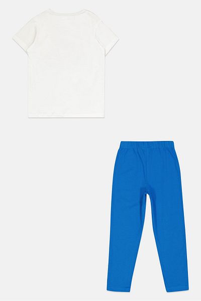 Sonic Toddlers Boy 2 Pieces The Hedgehog Pajama Set, Multicolor