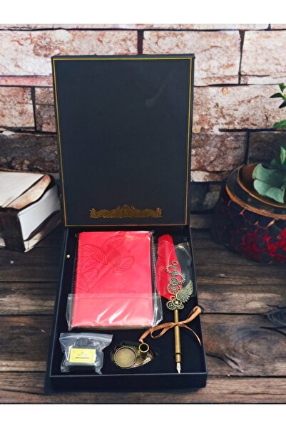 Silver Seasons Nostalji Ajanda Divit Kalem Seti Mürekkepli divit kalem seti ö...