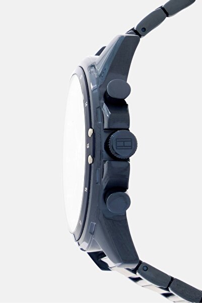 Tommy Hilfiger Men 1791789 Stainless Steel watch 45mm, Navy Blue