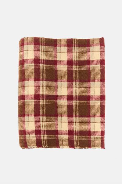 Muy Mucho Single Plaid Fringes 130 X 170 Cm, Multicolor