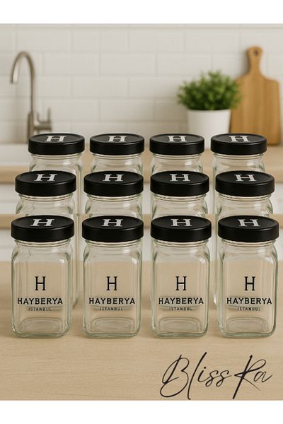 Blissra 12-Piece Jar 300ml - Jam Jar