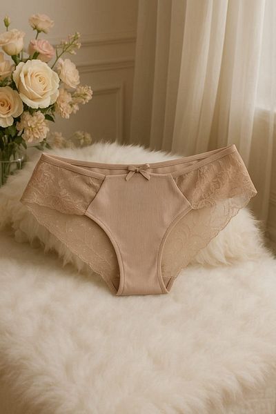 Vanilya Secret Culoarea pielii Croială confortabilă Chiloți hipster din piele fără urme
