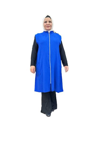 Sevda Kılınç Large Size Imported Ayrobin Vest
