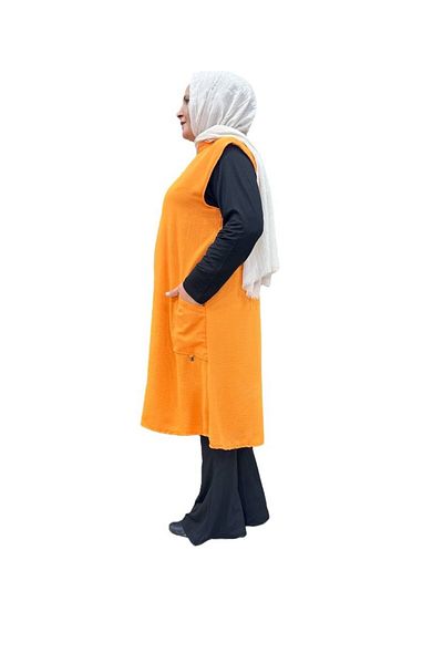 Sevda Kılınç Imported Ayrobin Large Size Vest