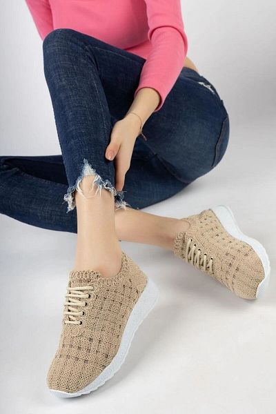 FRESCO SCARFS Women's Alvore Hand Knitted Women's Sports Shoes