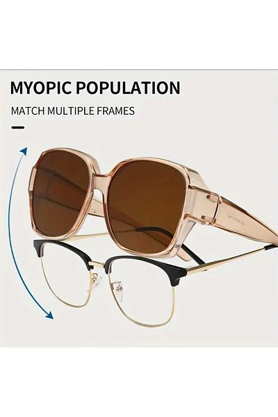 glasses accessory النظارات الشمسية فوق النظارات الطبية