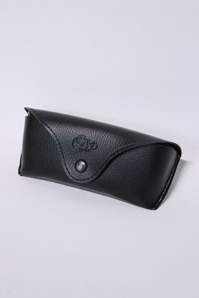 Clarvo Black Glasses Case with Glasses Protection Apparatus