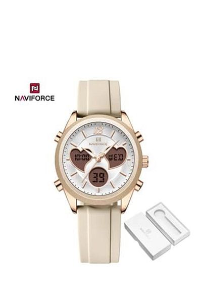 Naviforce For brides, Naviforce is an attractive, streamlined, and modern dual-time watch.
