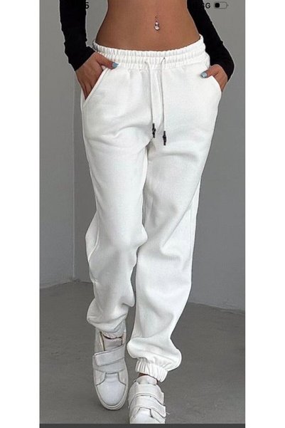 EsSo butik Three-Threaded Ribbed Jogger Winter Sportswear Bottoms