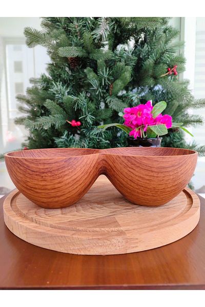 Madame Coco Oslo Two Compartment Snack Bowl 25cm