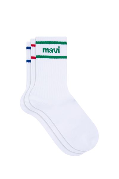 Mavi 3 пакета чорапи с щампа с лого 0911164-620