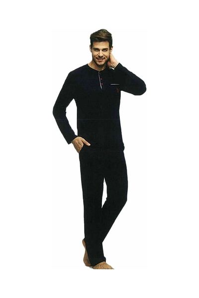 recepion U.S. Polo Men's Long Sleeve Pajama Set