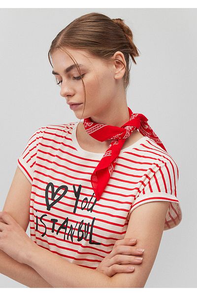 Mavi Printed Red Bandana 1911810-82580