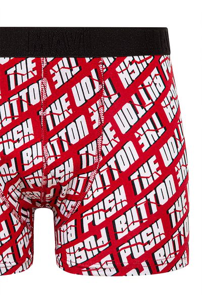 Mavi Red Printed Boxers - 0911038 -82677 Model