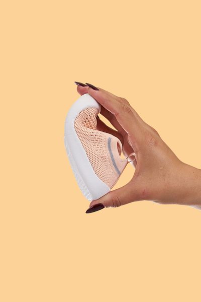 Mumenim Laaleys Baby Girl & Child Non-Slip Orthopedic Sole Pink First Step Shoes / Sports Sneaker