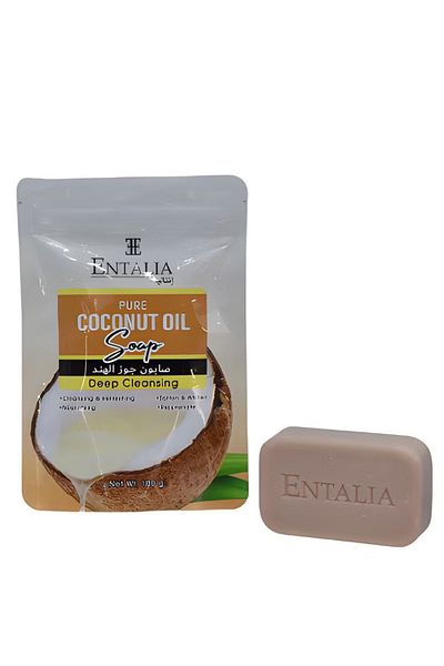ENTALIA Thai coconut soap with a fragrant and fragrant scent and a silky touch, 100 grams