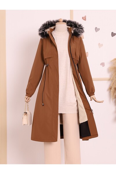 HİJABAYA Παλτό Bondit με κουκούλα με δαντέλα