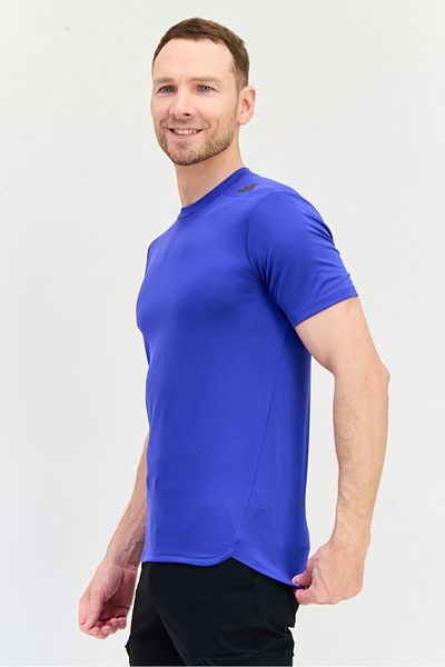 adidas Men Sportswear Fit Short Sleeve Training T-shirts, Blue