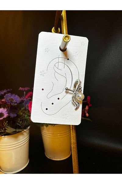 Mutenaura Luxury Imported Ear Cuff with Stone Detail No Holes Required