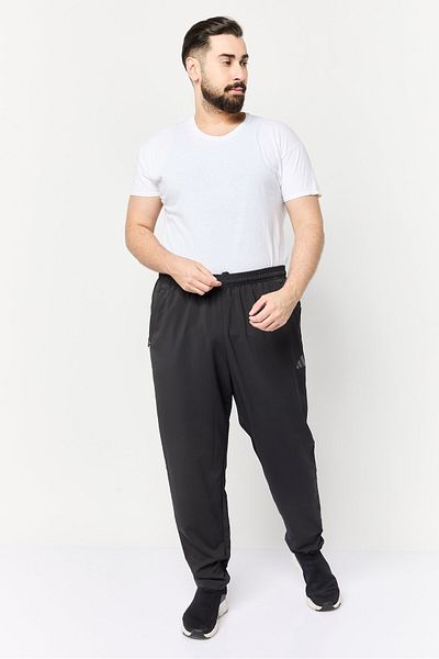 adidas Men Sportswear Fit Drawstring Training Track Pants, Black