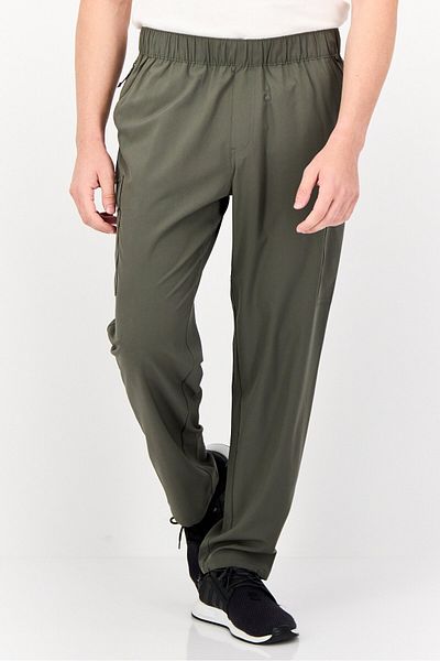 SKECHERS Men Sportswear Fit Walking Jogger Pants, Olive