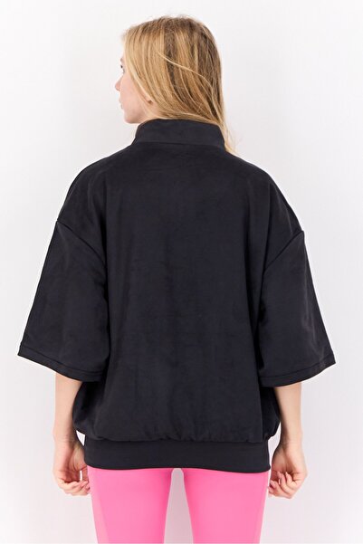 adidas Women Sportswear Fit Short Sleeve Outdoor Sweatshirt, Grey