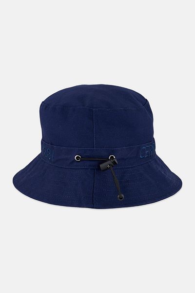 Cerruti 1881 Men Embroidered Logo Bucket Cap, Navy