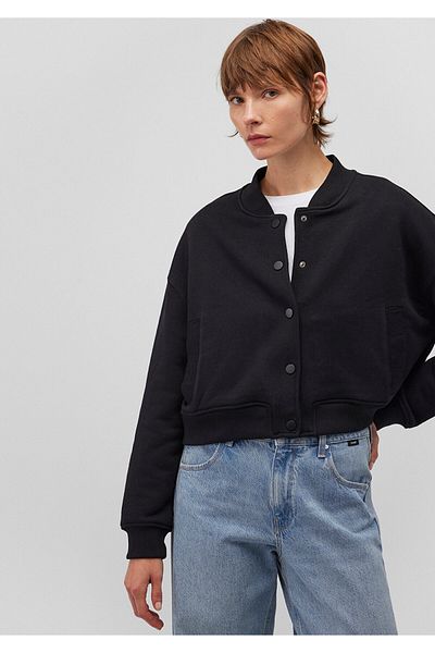 Mavi Buttoned Black Sweatshirt 1S10144-900