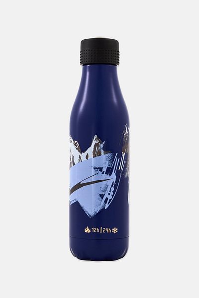 Les Artistes Paris Stainless Steel Expedition Insulated Water Bottle 500 Ml, Navy