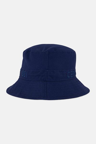 Cerruti 1881 Men Embroidered Logo Bucket Cap, Navy