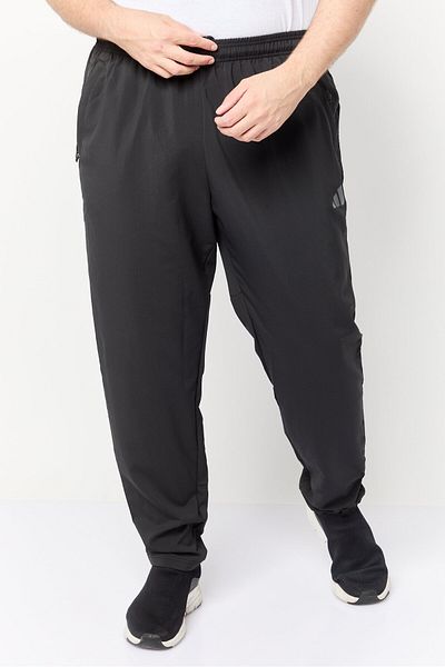 adidas Men Sportswear Fit Drawstring Training Track Pants, Black