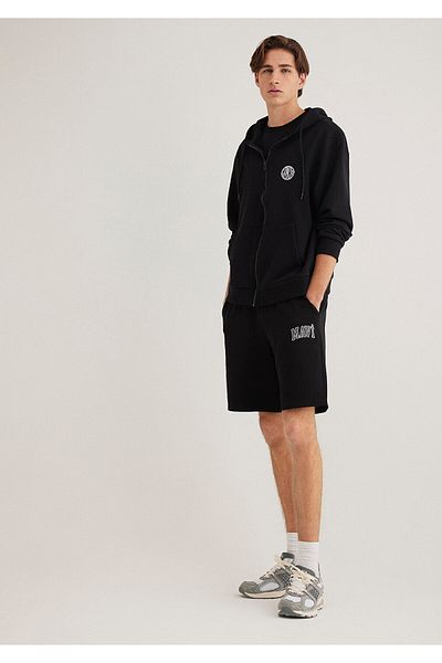 Mavi Black Printed Shorts -0410224-900