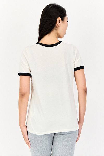 SKECHERS Women Sportswear Fit Short Sleeve Outdoor T-shirt, White