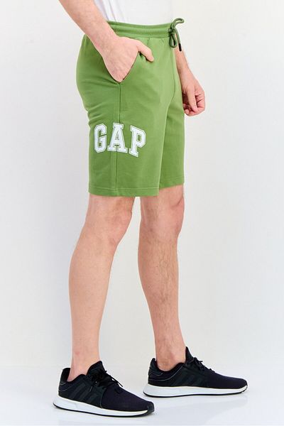 GAP Men Brand Logo Cargo Shorts, Light Green
