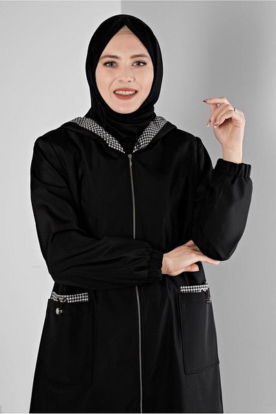 Alvina PADDY SHOULDERED HOODED TRENCKOT 10695